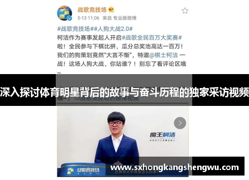 深入探讨体育明星背后的故事与奋斗历程的独家采访视频